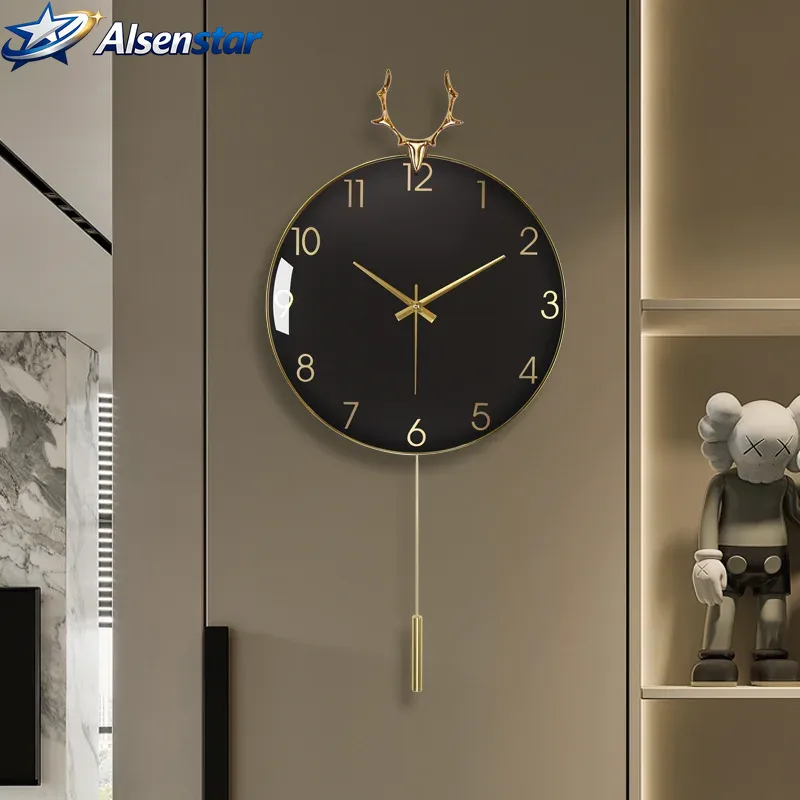 Luxury Watch Wall Clock - Nordische Luxus-Wanduhr für Zuhause, Pendeluhr, Minimalistische