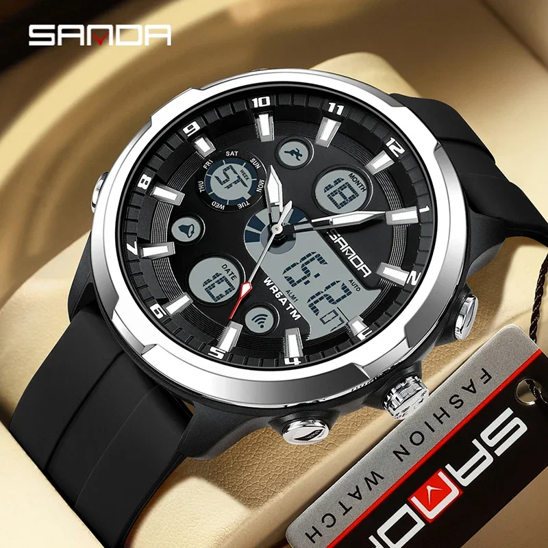 Luxury Watch G Shock - SANDA 9053 50 Mt Wasserdichte Quarz-armbanduhr