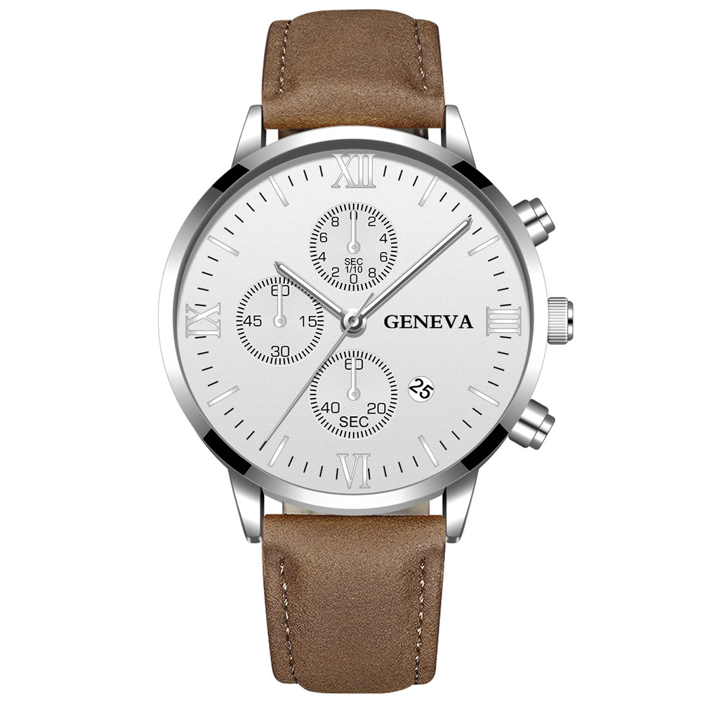Zen Luxury Watch - Genf Mode Männer Datum Legierung Fall