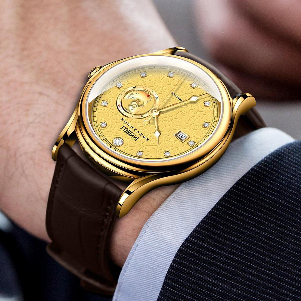 Luxury Watch G Shock - LOBINNI MIYOTA Automatik-Herrenuhr – luxuriöse Schweiz,