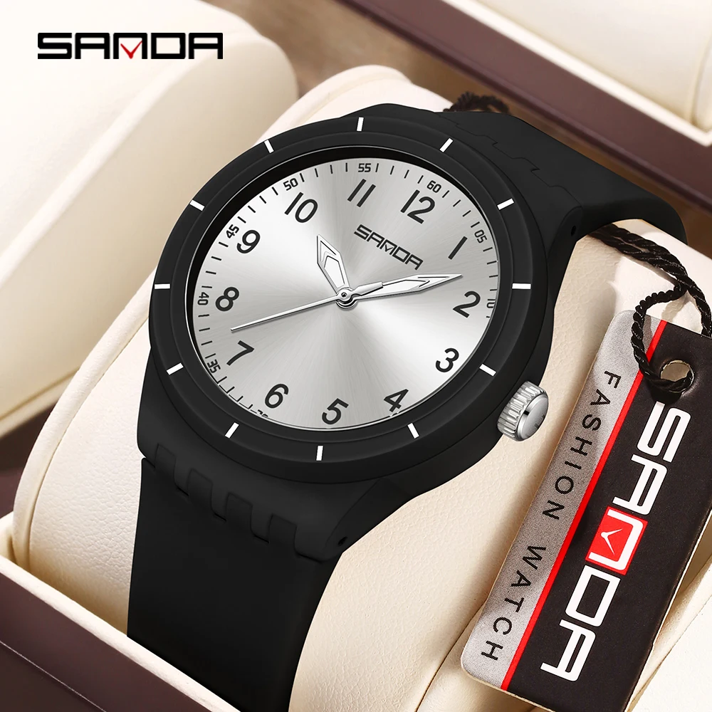 Luxury Watch Shop - SANDA 9075 Leichte Damen-Quarzuhr, multifunktionale Damen-Quarzuhr,