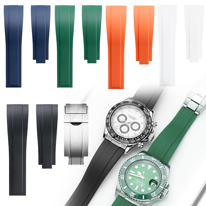 Luxury Watch Omega - 20mm 21mm 22mm Silikonkautschuk-Uhrenarmband für Rolex