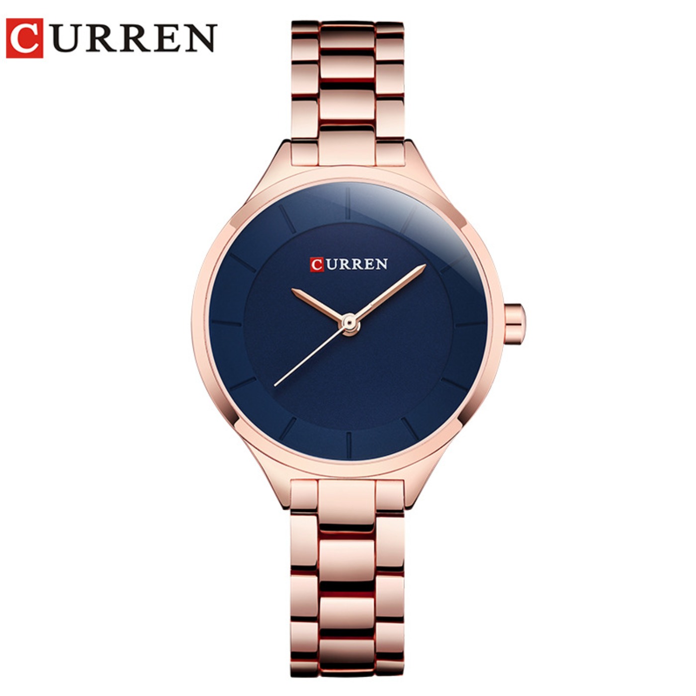 Luxury Watch For - CURREN Neue Schlichte Damen-Armbanduhr Leicht Extravagante