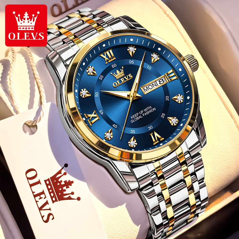 Zen Luxury Watch - OLEVS Marke Mode herren uhren edelstahl