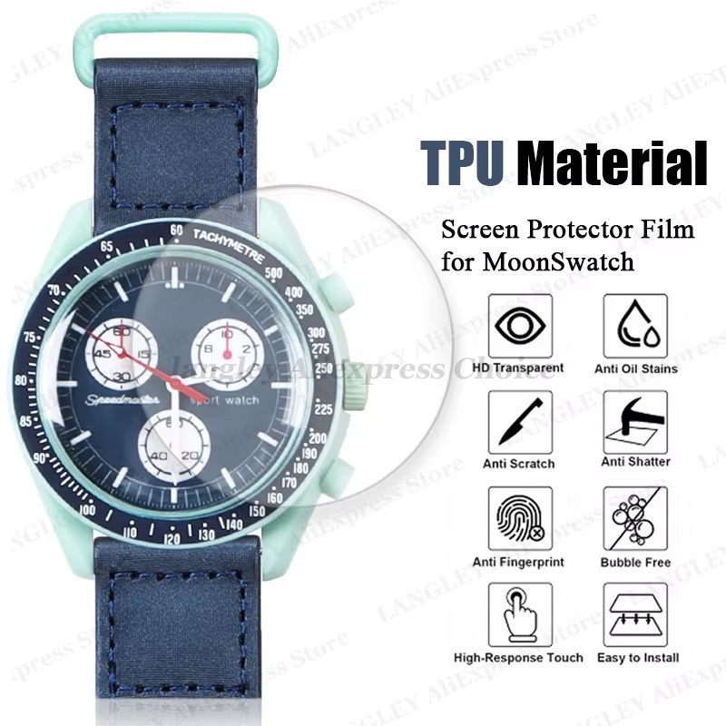 Luxury Watch Omega - HD TPU Hydrogel Schutzfolie Displayschutzfolie für