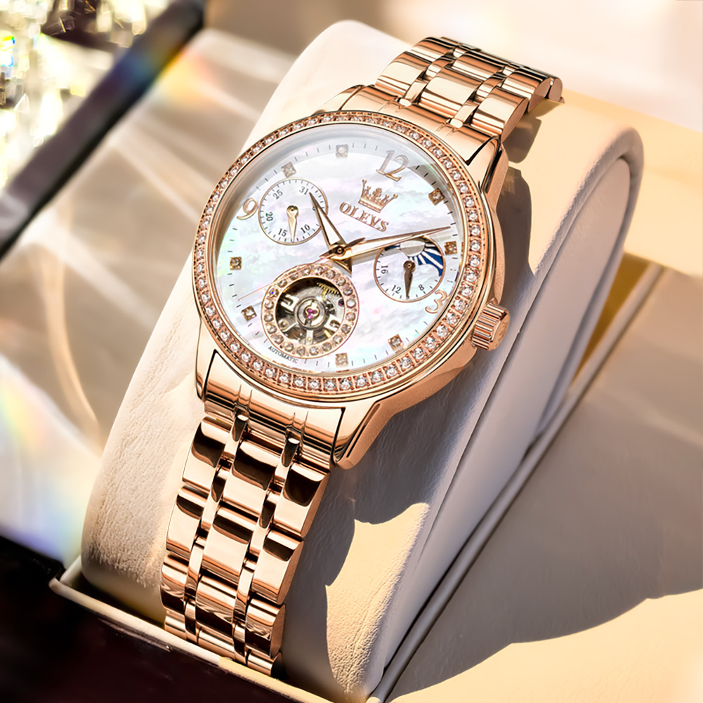 Luxury Watch For - OLEVS Damenuhren, Top-Marke, luxuriös, modisch, feiner