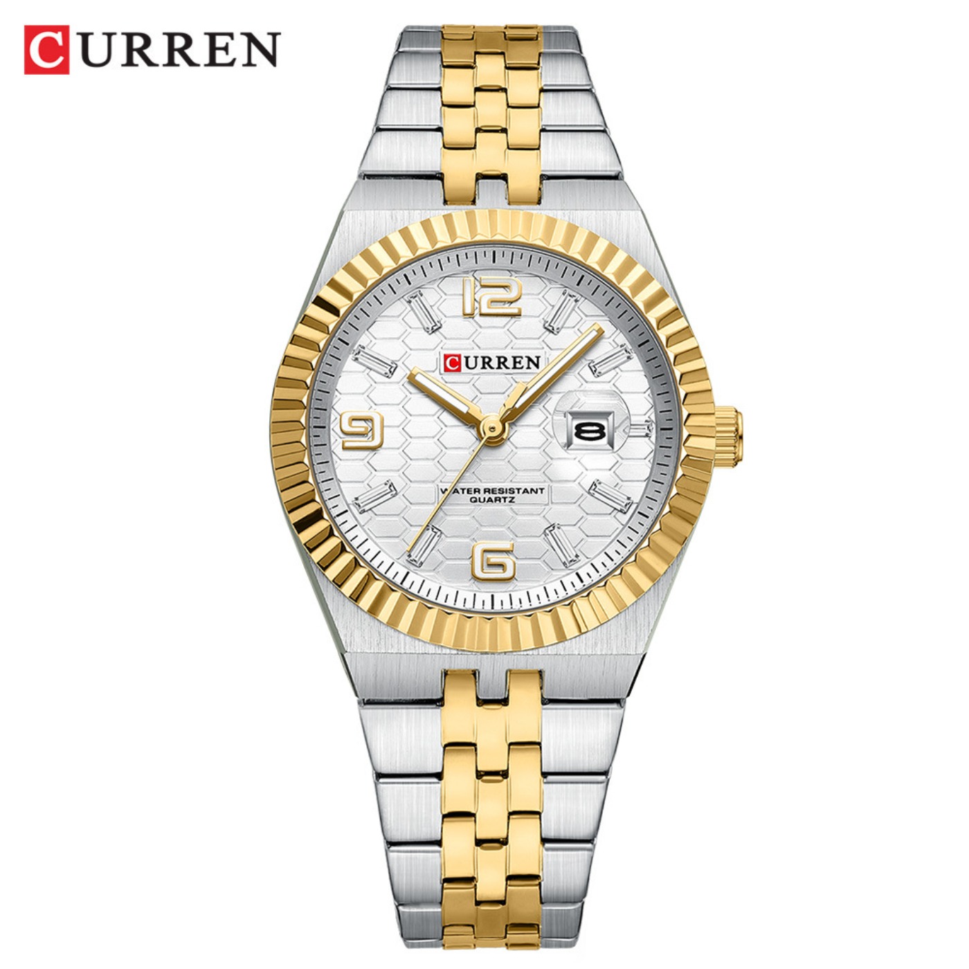 Luxury Watch For - CURREN Damenuhr, analog, Quarz, wasserdicht, Damen-Armbanduhr