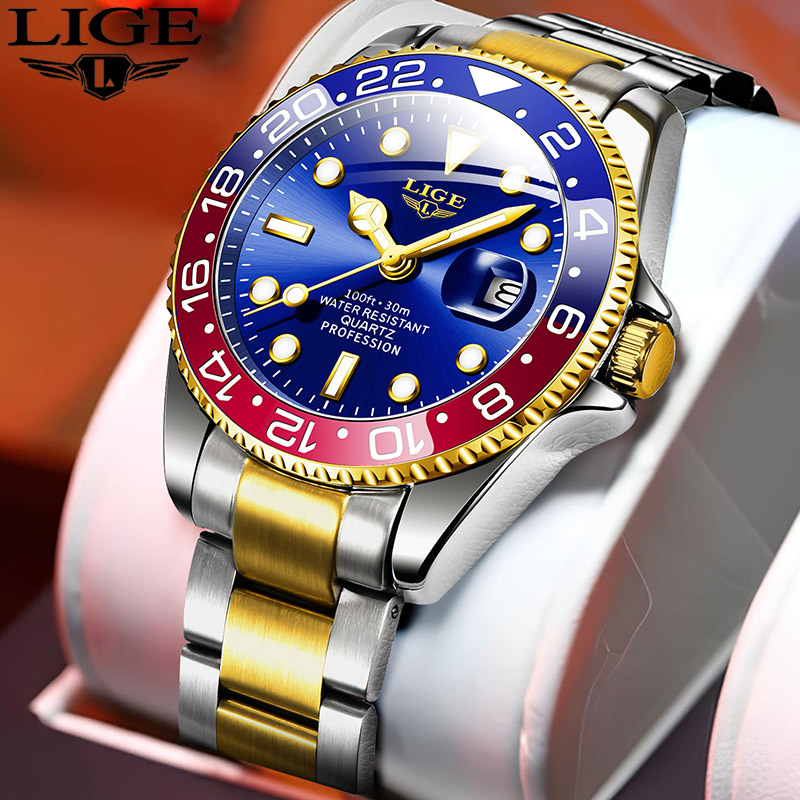 Zen Luxury Watch - LIGE 2025, brandneue Herrenuhr, leuchtender Edelstahl,