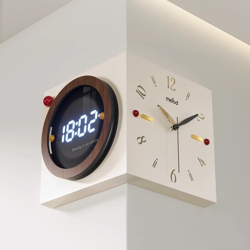 Eckwanduhr, doppelseitige Wand – Luxury Watch Wall Clock Bewertung und Preis
