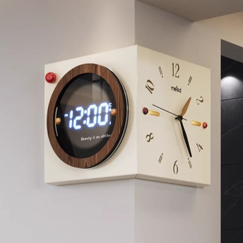 Eckwanduhr, doppelseitige Wand – Luxury Watch Wall Clock Bewertung und Preis