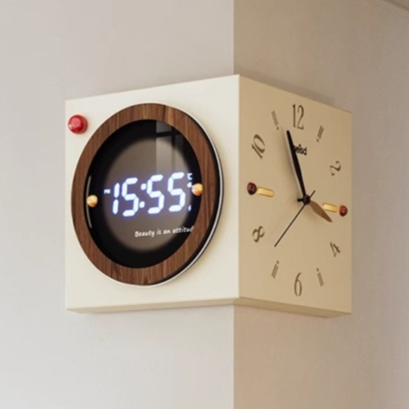 Eckwanduhr, doppelseitige Wand – Luxury Watch Wall Clock Bewertung und Preis