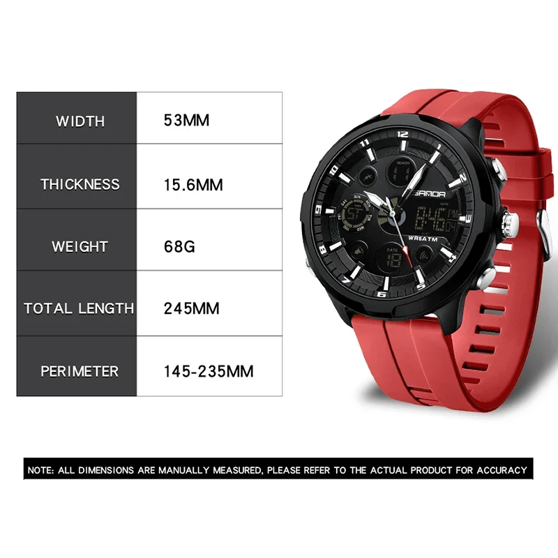 SANDA 9053 50 Mt Wasserdichte  – Luxury Watch G Shock Bewertung und Preis