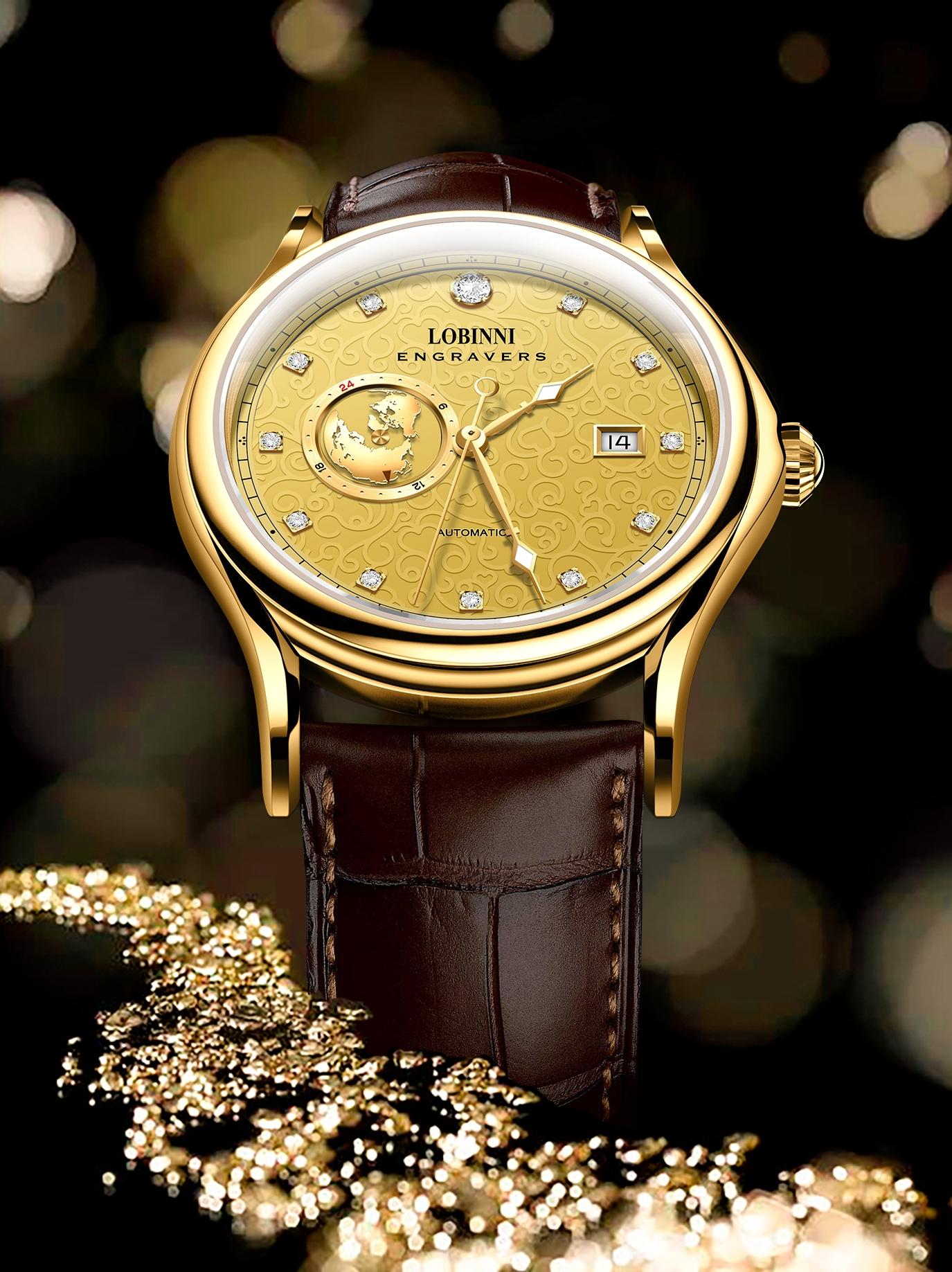 LOBINNI MIYOTA Automatik-Herre – Luxury Watch G Shock Bewertung und Preis
