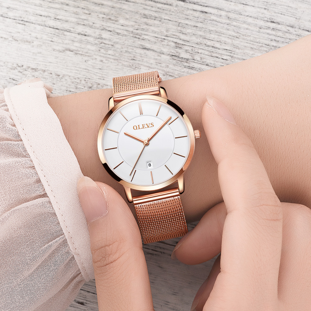 OLEVS Uhren Für Frauen Quarz W – Luxury Watch Case Travel Bewertung und Preis