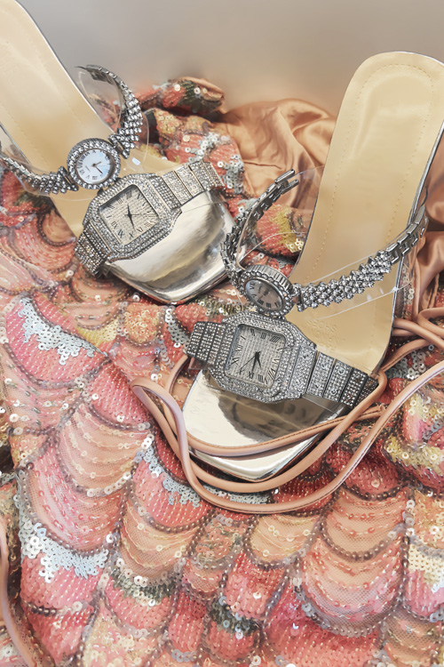 Originelles Design Kristalluhr – Luxury Watch With Leather Strap Bewertung und Preis