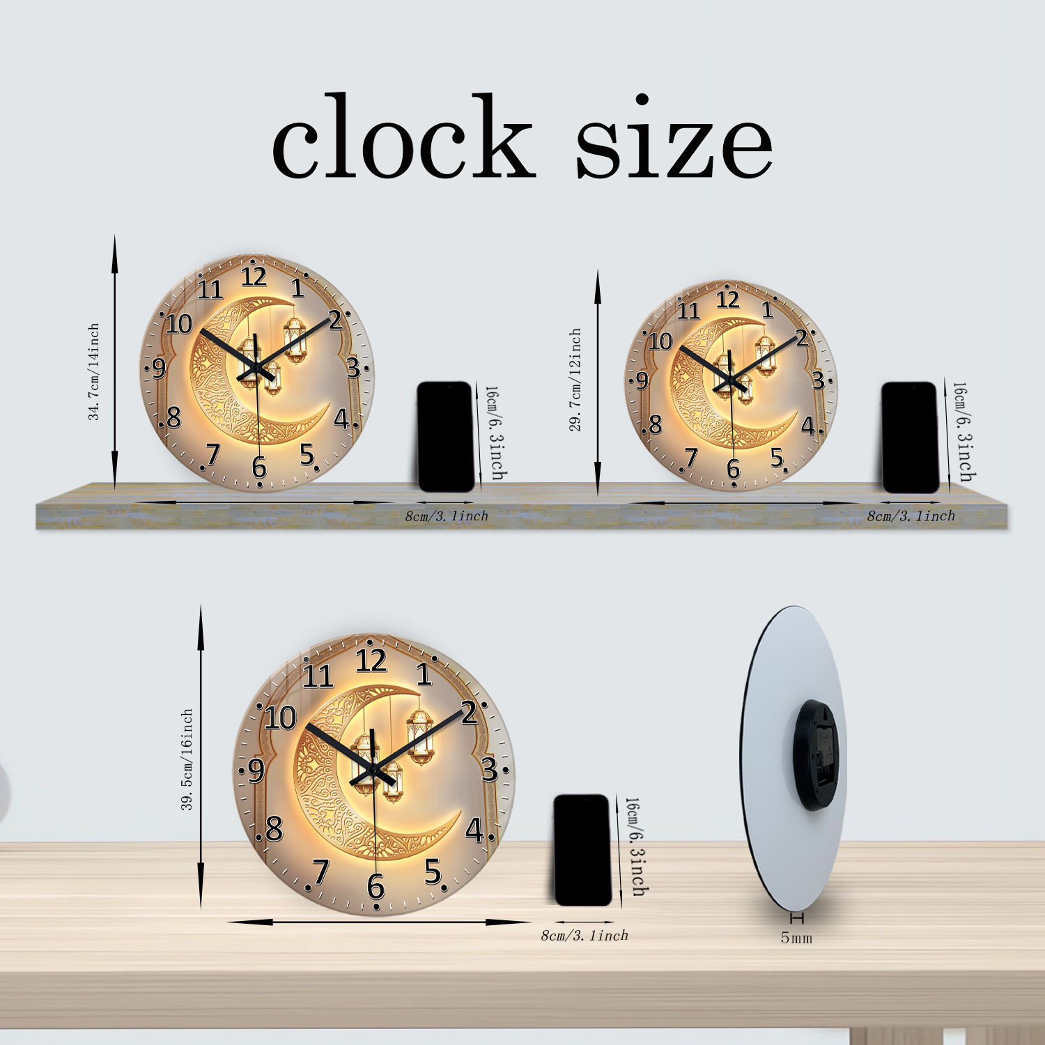 Eine moderne Zugängliche Luxus – Luxury Watch Wall Clock Bewertung und Preis