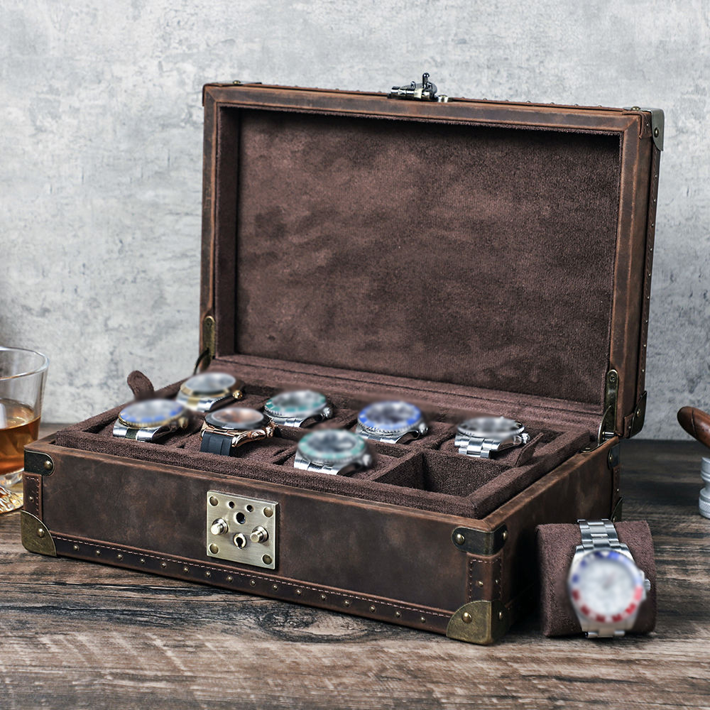 CONTACT'S FAMILY 8 Leder Maßge – Luxury Watch Case Travel Bewertung und Preis
