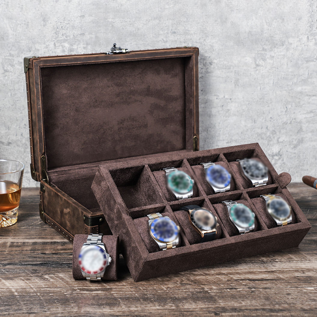 CONTACT'S FAMILY 8 Leder Maßge – Luxury Watch Case Travel Bewertung und Preis