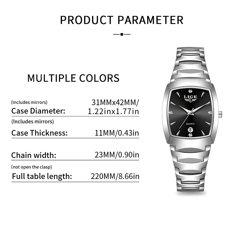 LIGE Uhr frauen Business Luxus – Luxury Watch For Bewertung und Preis