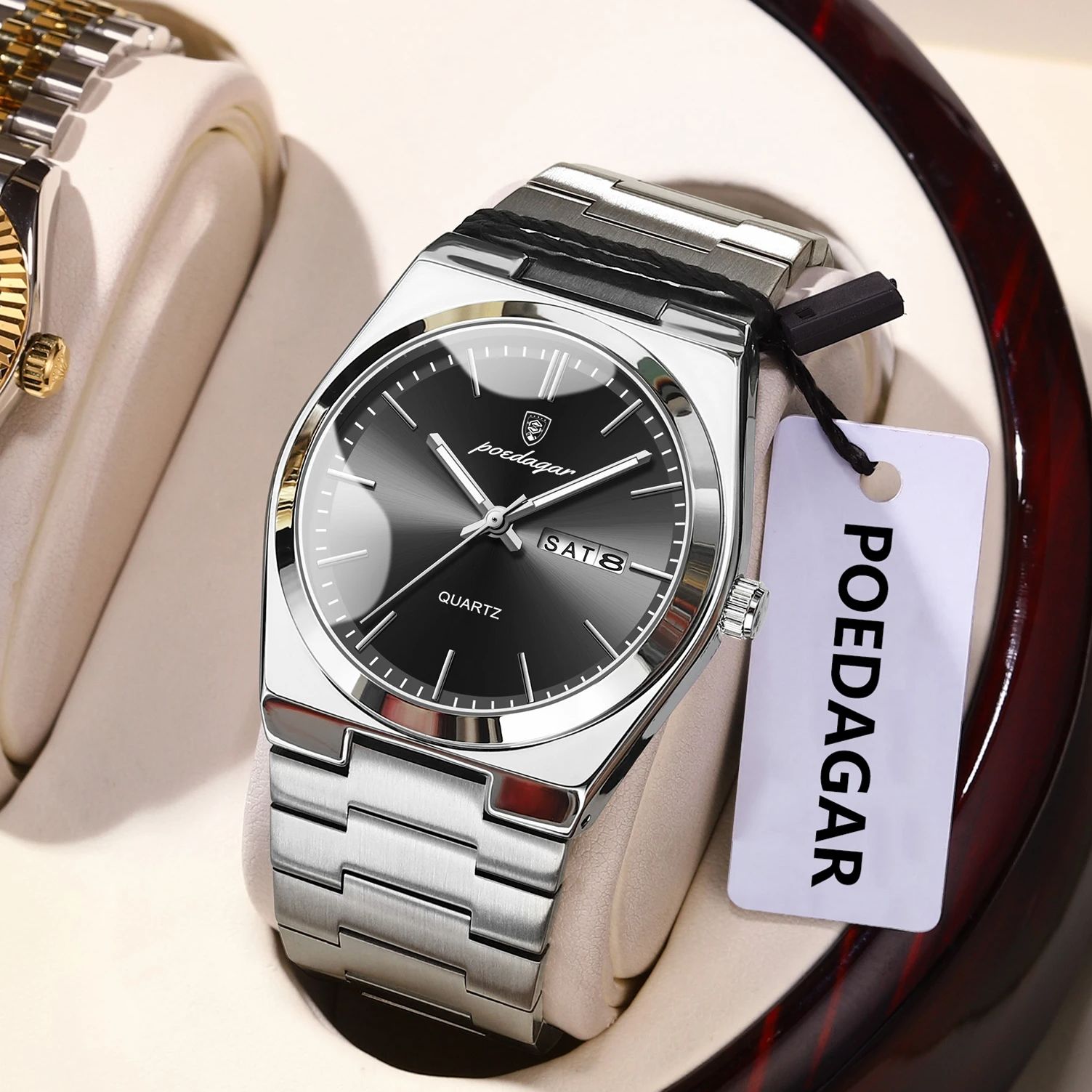 POEDAGAR Luxus Herren Quarz Ar – Luxury Watch Omega Bewertung und Preis