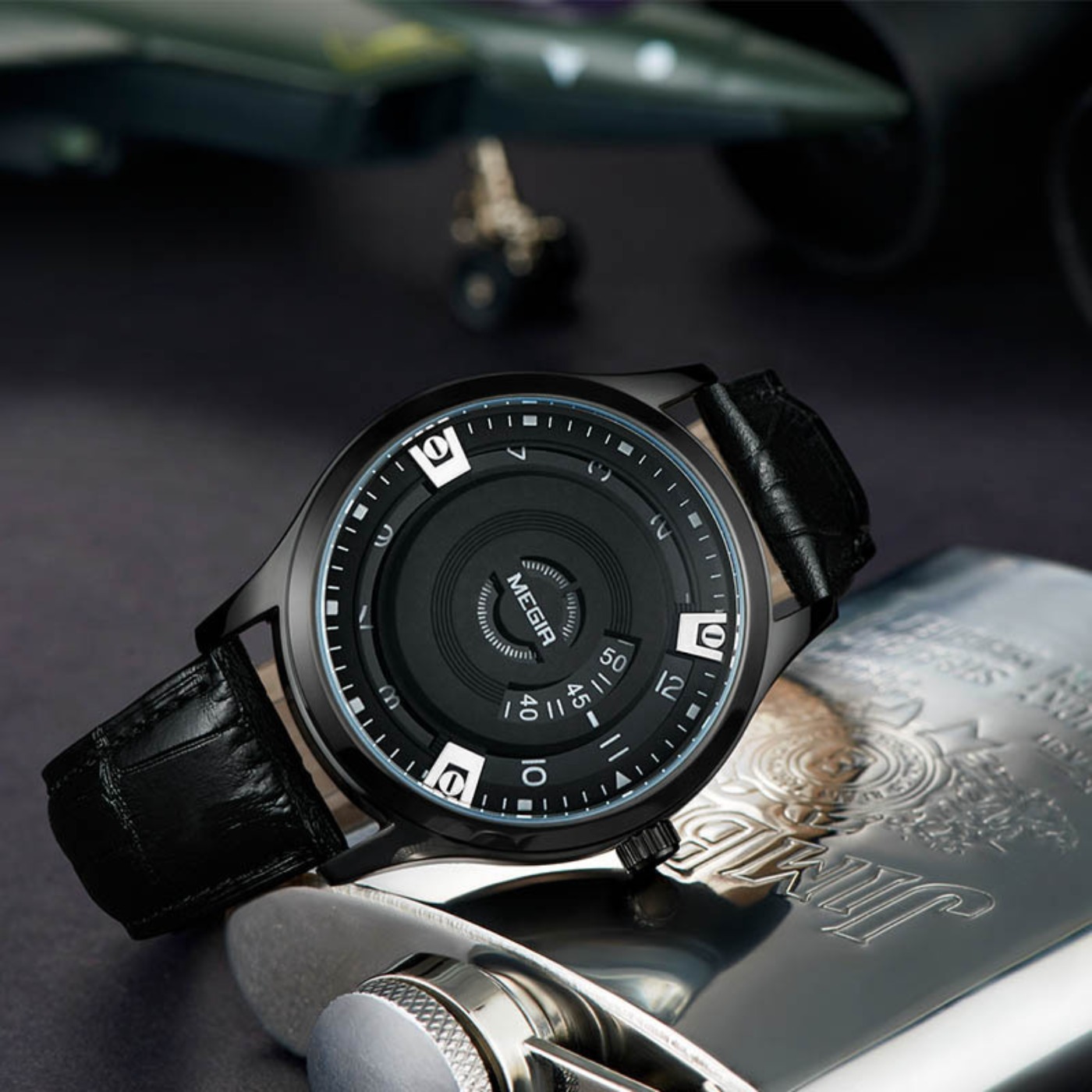 MEGIR Herrenuhren Luxus Ledera – Luxury Watch With Leather Strap Bewertung und Preis
