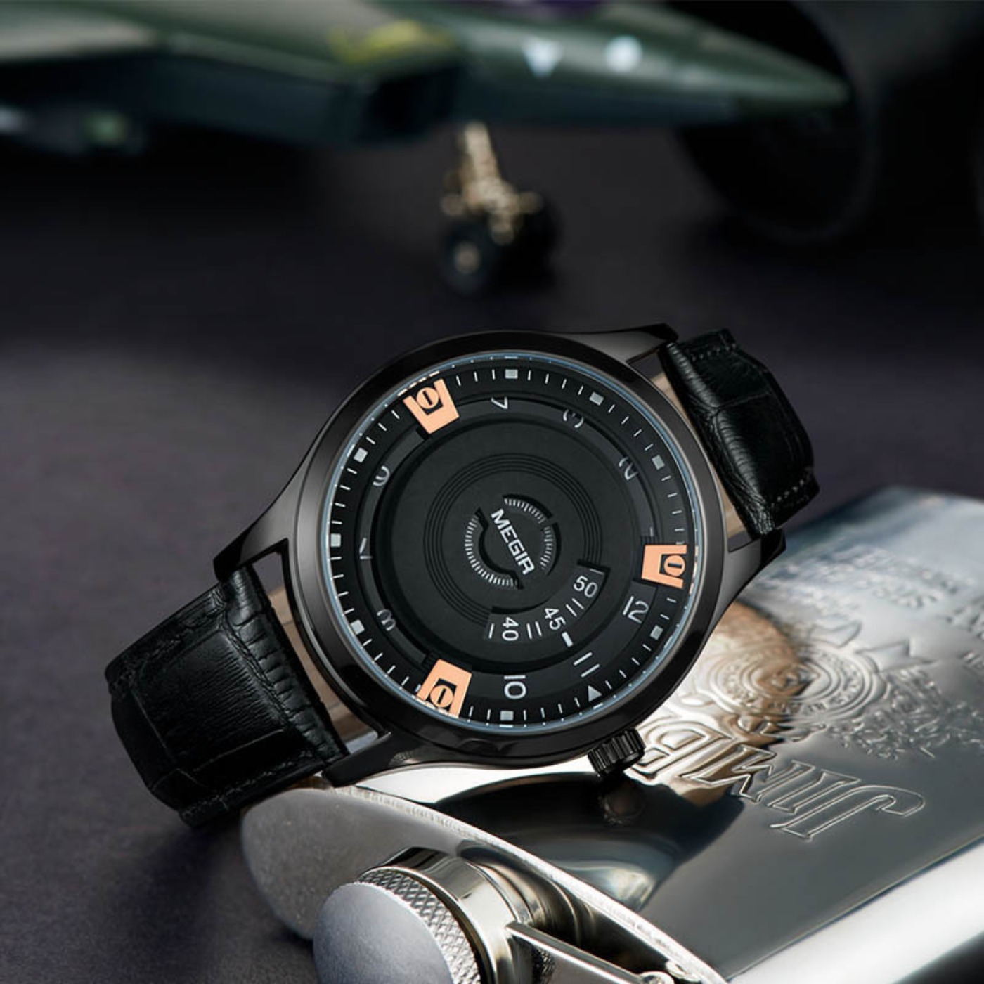 MEGIR Herrenuhren Luxus Ledera – Luxury Watch With Leather Strap Bewertung und Preis