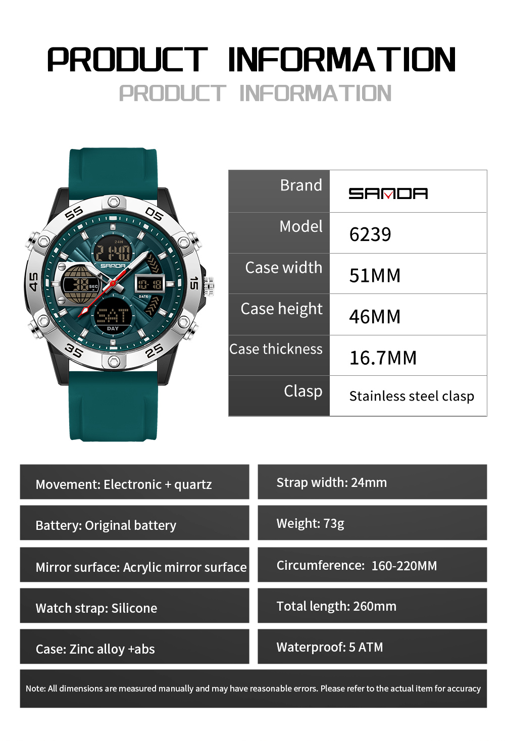 SANDA Fashion Luxus Coole Elek – Luxury Watch Shop Bewertung und Preis