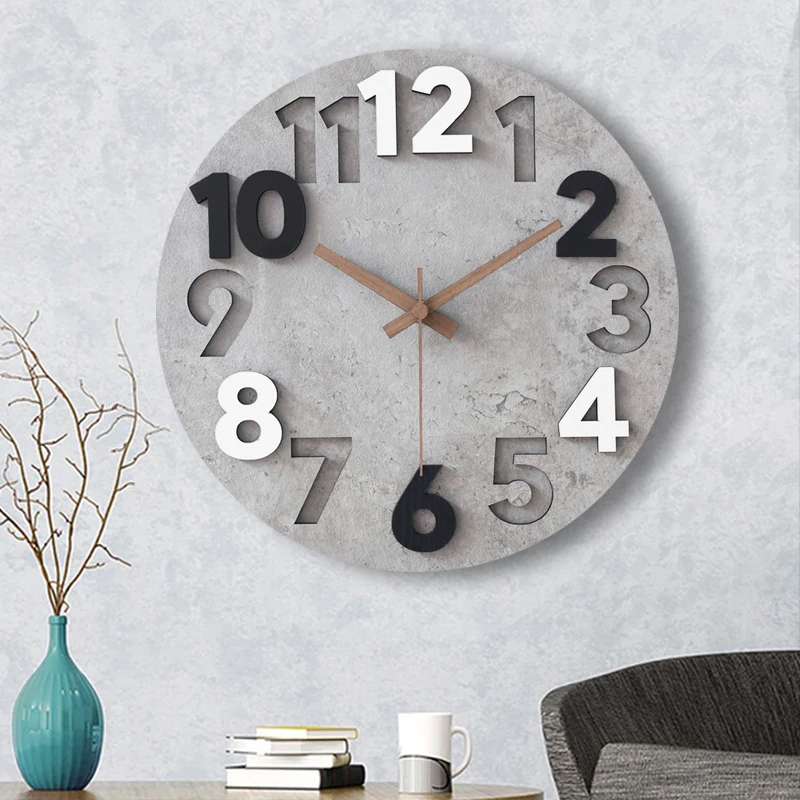 Moderne 3d Wanduhr Holz Uhr Me – Luxury Watch Wall Clock Bewertung und Preis