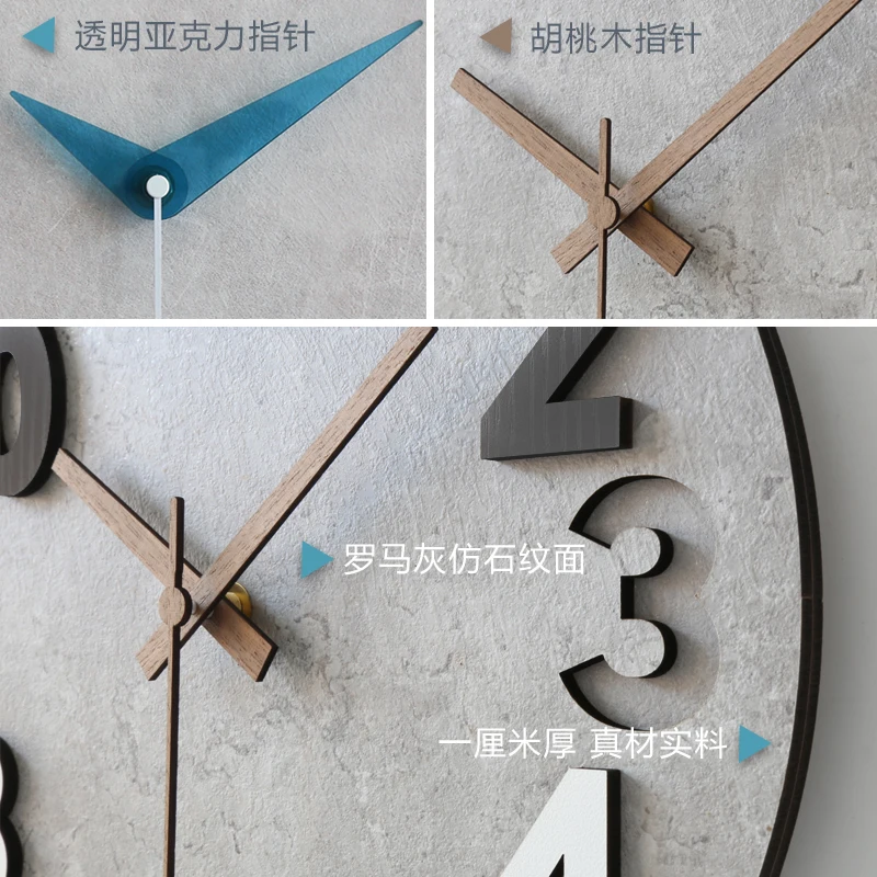 Moderne 3d Wanduhr Holz Uhr Me – Luxury Watch Wall Clock Bewertung und Preis