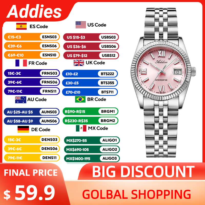 Addies Luxus-Damenuhr, Saphirg – Luxury Watch Case Travel Bewertung und Preis