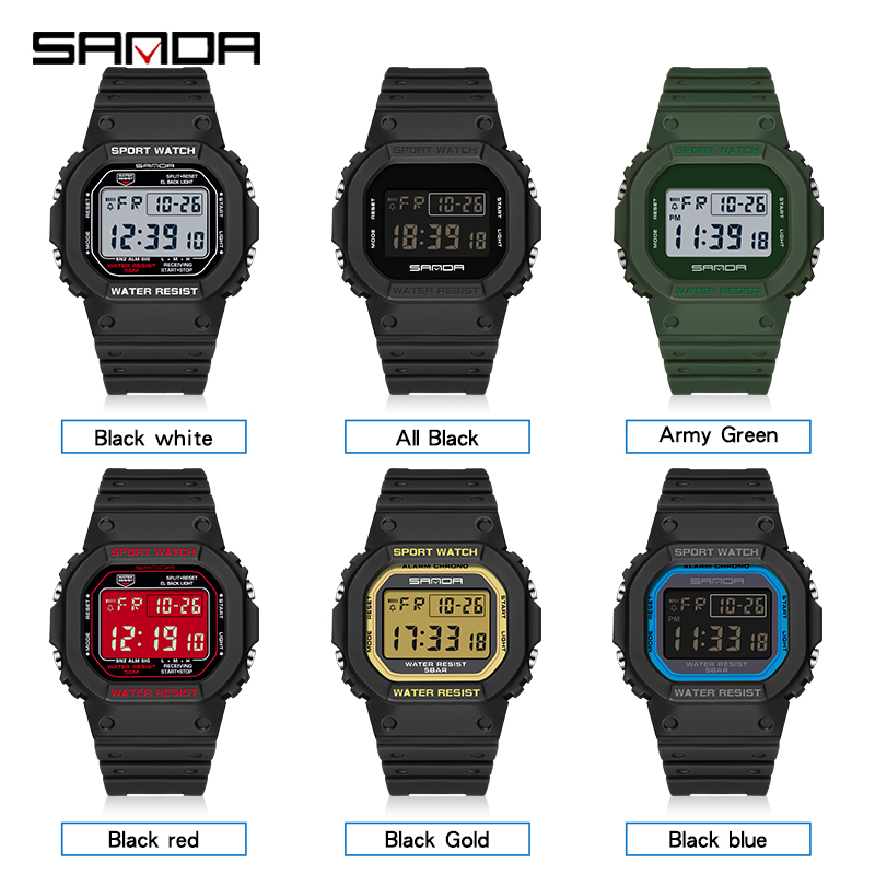 SANDA G Stil Digitale Uhr Männ – Luxury Watch G Shock Bewertung und Preis