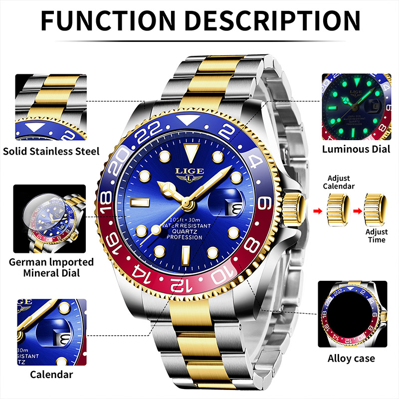 LIGE 2025, brandneue Herrenuhr – Zen Luxury Watch Bewertung und Preis